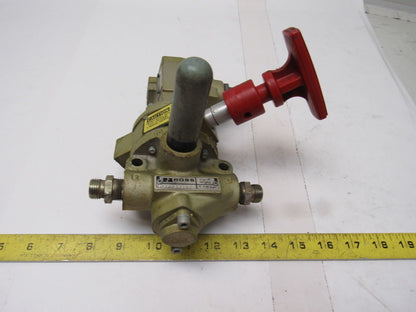 Ross D2773A3072 3/8" NPT Pressure Relief Control Assembly Solenoid Valve 24VDC