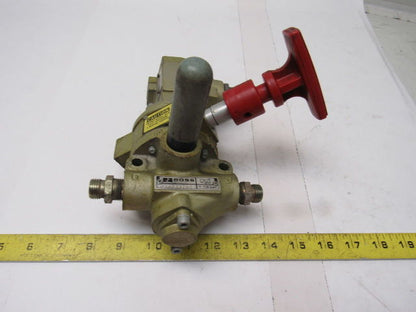 Ross D2773A3072 3/8" NPT Pressure Relief Control Assembly Solenoid Valve 24VDC