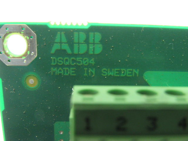 ABB Robotics 3HAC 4158-1/04 DSQC 504 Circuit Board PCB Card