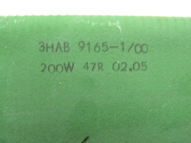 ABB Robotics 3HAB 9165-1/00 Dynamic Brake Resistor Bank 200W 47R 01.09 DA