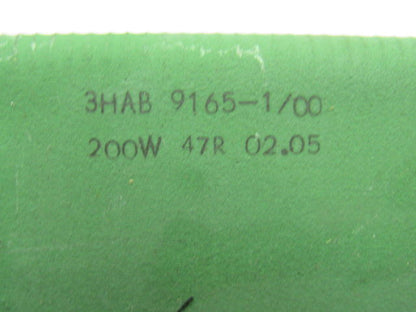 ABB Robotics 3HAB 9165-1/00 Dynamic Brake Resistor Bank 200W 47R 01.09 DA