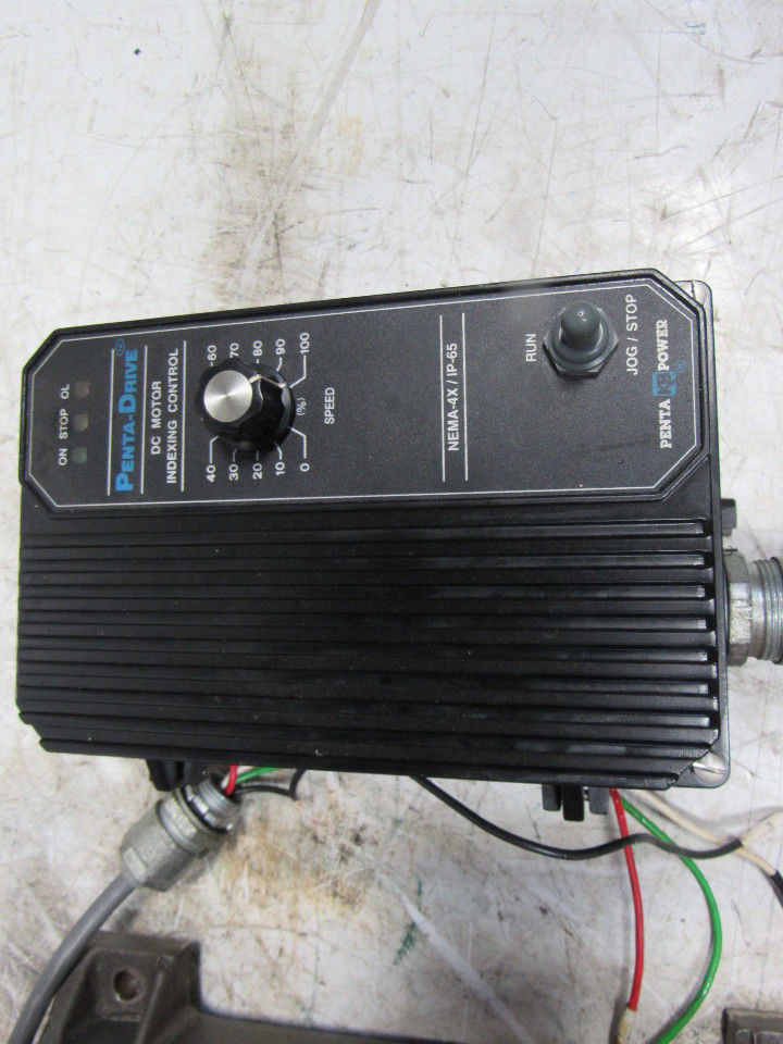 Cyclo Index Series 4010DT Model 300-1/2 180° Rotation Indexer W/Motor & Control