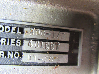 Cyclo Index Series 4010DT Model 300-1/2 180° Rotation Indexer W/Motor & Control