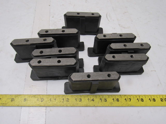Dematic 06882-75004 2R Sliding Shoe Sorting Slat Conveyor End Caps Right Lot/9
