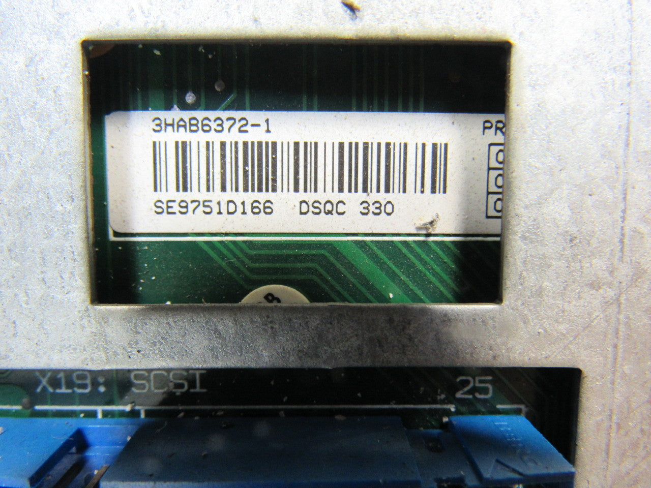 ABB Robotics 3HAB6372-1 DSQC330 Back Plane Slot Rack