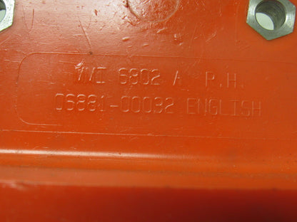 Dematic 06881-00032 Sorting Conveyor Divert Nose 20 Deg 3/8-16" Insert RH