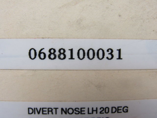 Dematic 06881-00031 Sorting Conveyor Divert Nose Left Hand 20 Deg 3/8-16 Insert