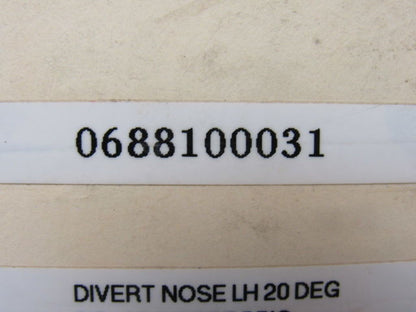 Dematic 06881-00031 Sorting Conveyor Divert Nose Left Hand 20 Deg 3/8-16 Insert