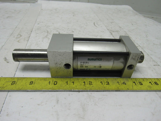 Numatics 40mm Bore 2-1/2" Stroke 1/8" Ports Double Ended Push/Pull Air Cylinder