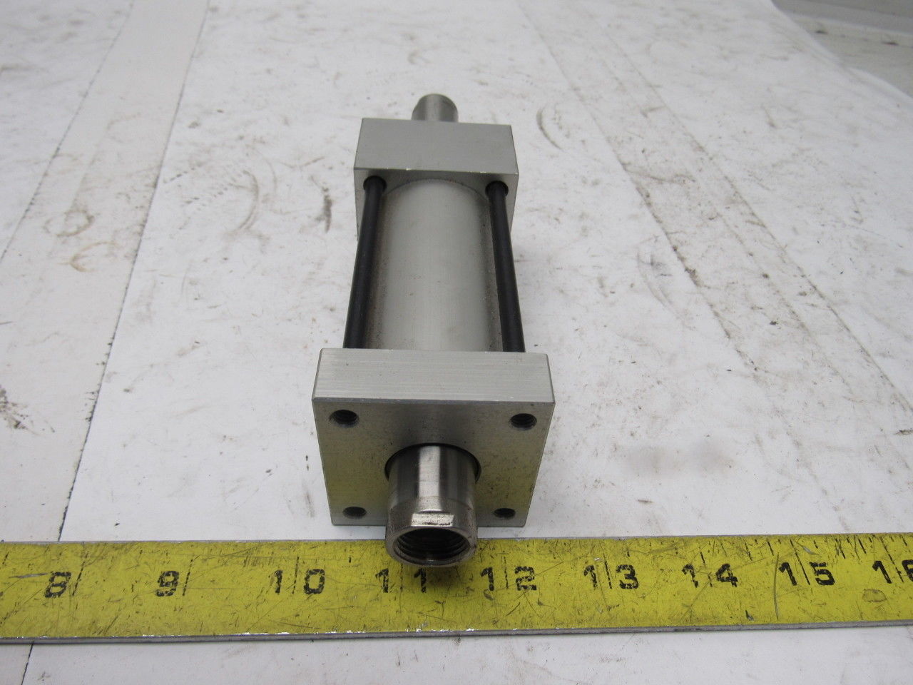 Numatics 40mm Bore 2-1/2" Stroke 1/8" Ports Double Ended Push/Pull Air Cylinder