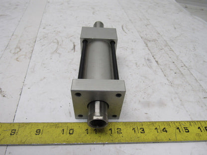 Numatics 40mm Bore 2-1/2" Stroke 1/8" Ports Double Ended Push/Pull Air Cylinder