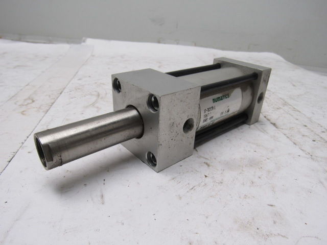 Numatics 40mm Bore 2-1/2" Stroke 1/8" Ports Double Ended Push/Pull Air Cylinder