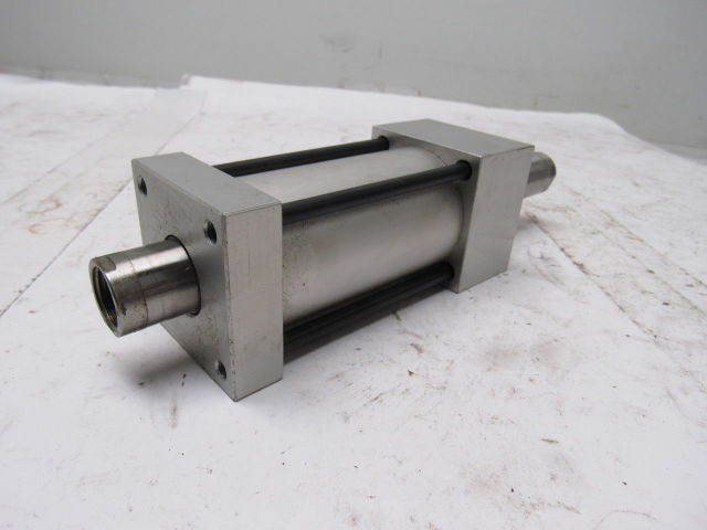 Numatics 40mm Bore 2-1/2" Stroke 1/8" Ports Double Ended Push/Pull Air Cylinder