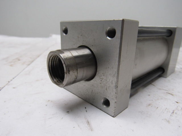 Numatics 40mm Bore 2-1/2" Stroke 1/8" Ports Double Ended Push/Pull Air Cylinder