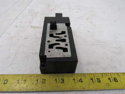 Parker PS341111CP 1/8" Subbase W/ Terminal Block For F Series Pneumatic Valves