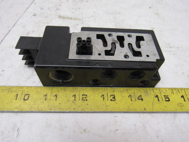 Parker PS341111CP 1/8" Subbase W/ Terminal Block For F Series Pneumatic Valves