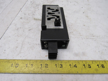 Parker PS341111CP 1/8" Subbase W/ Terminal Block For F Series Pneumatic Valves