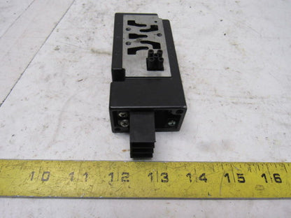 Parker PS341111CP 1/8" Subbase W/ Terminal Block For F Series Pneumatic Valves