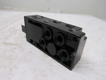 Parker PS341111CP 1/8" Subbase W/ Terminal Block For F Series Pneumatic Valves