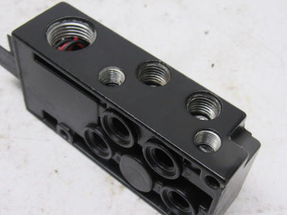 Parker PS341111CP 1/8" Subbase W/ Terminal Block For F Series Pneumatic Valves