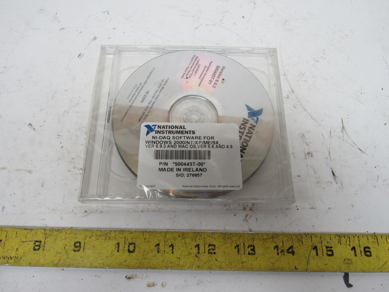 National Instruments 500445T-00 NI-DAQ Software For Windows 2000/NT/XP/ME/9X