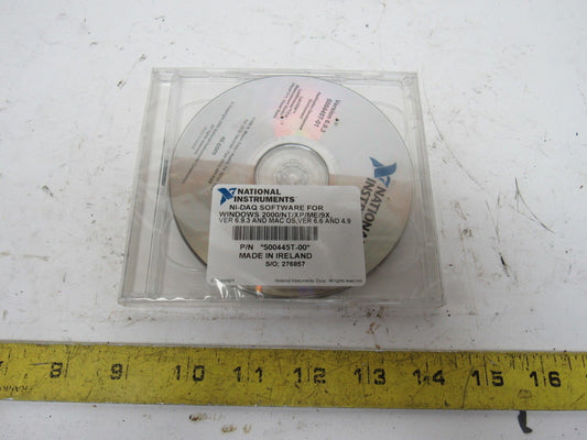 National Instruments 500445T-00 NI-DAQ Software For Windows 2000/NT/XP/ME/9X