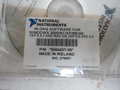 National Instruments 500445T-00 NI-DAQ Software For Windows 2000/NT/XP/ME/9X