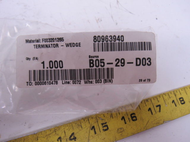 Dematic F003201265AD Terminator Wedge
