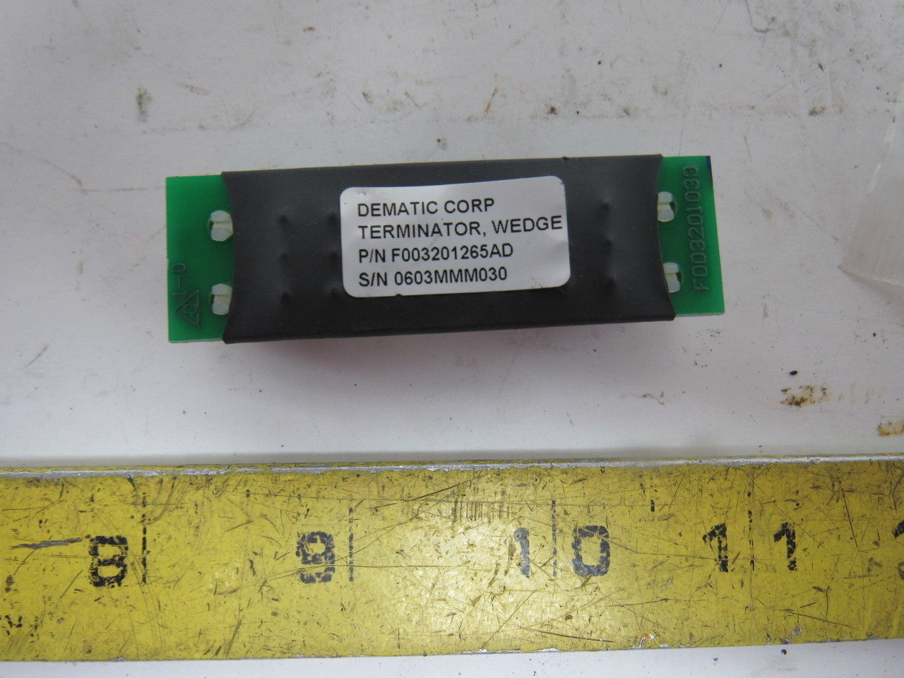 Dematic F003201265AD Terminator Wedge