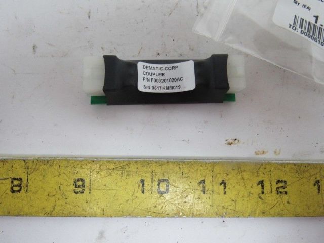 Dematic F003201020AC Conveyor System Cable Coupler Assembly