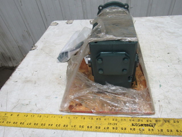 Grove HM226-1 15:1 Ratio 1750RPM 2.92Hp 117RPM Thru Shaft Output Gear Reducer