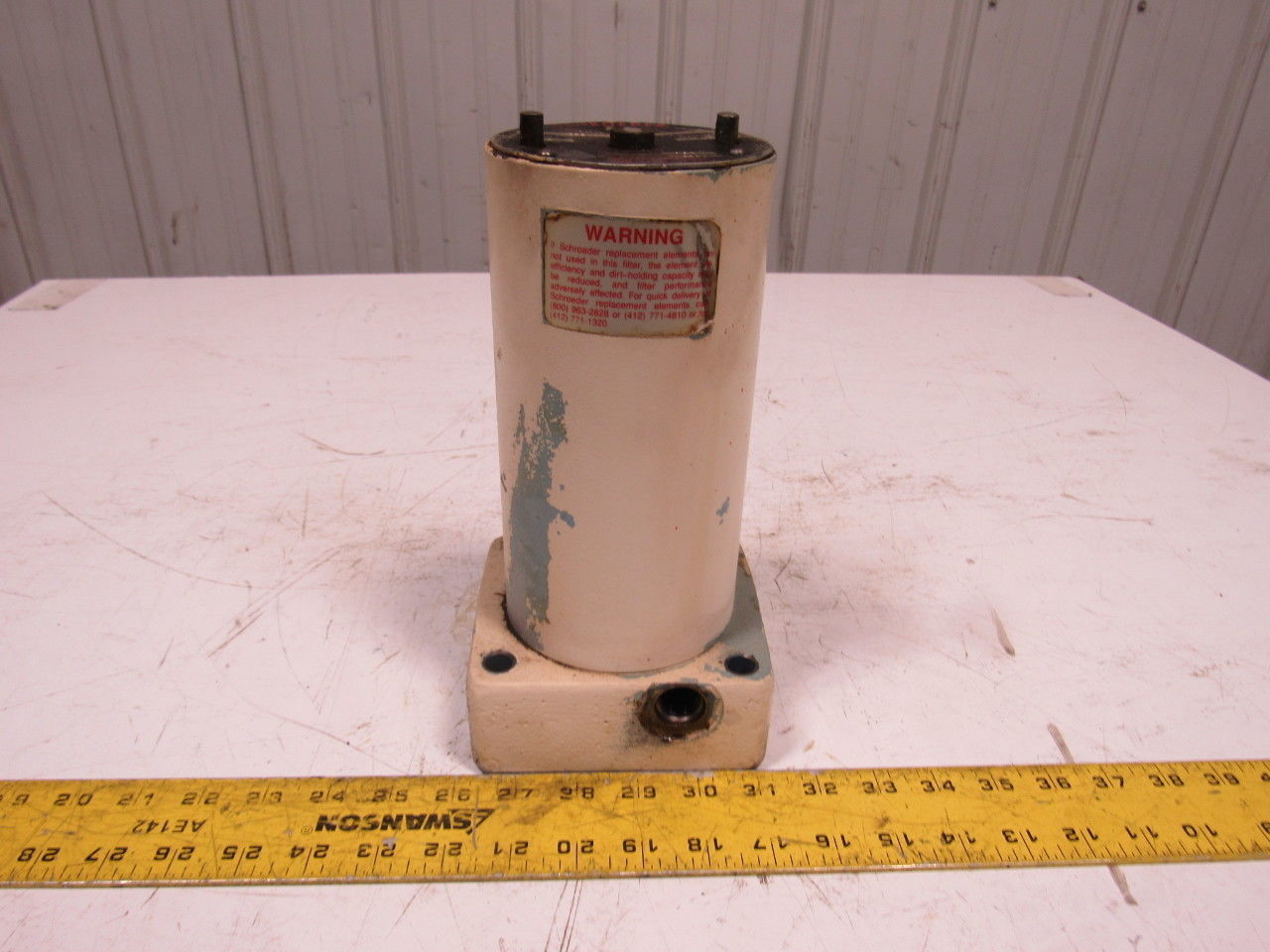 Schroeder TF501AS3SWS5AC Ser. A Hydraulic Line Filter Canister 5000PSI WP