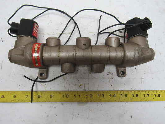 Schrader Skovill 44100-1115 Dbl Solenoid Operated 5/4  Position Valve 120V Coil