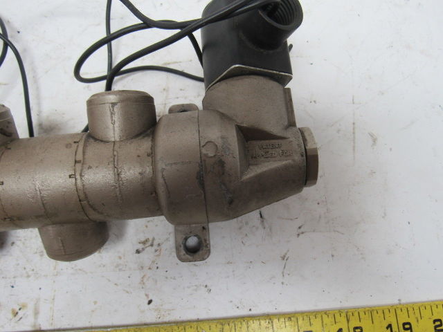 Schrader Skovill 44100-1115 Dbl Solenoid Operated 5/4  Position Valve 120V Coil