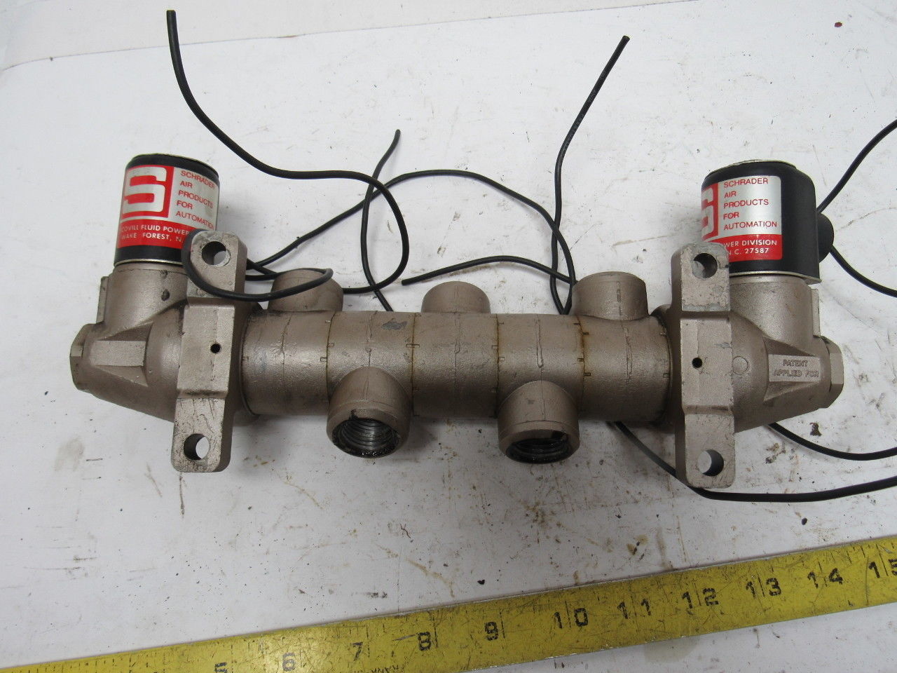 Schrader Skovill 44100-1115 Dbl Solenoid Operated 5/4  Position Valve 120V Coil