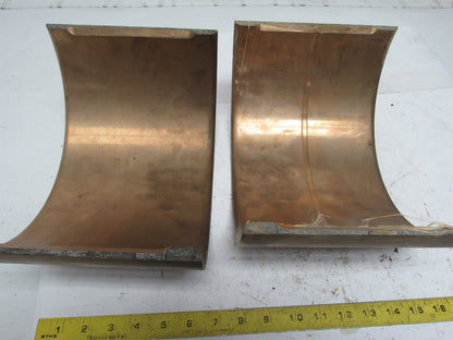 10" ID Brass Wear Bushing Pitman Bearing Sleeve 2 Piece Set