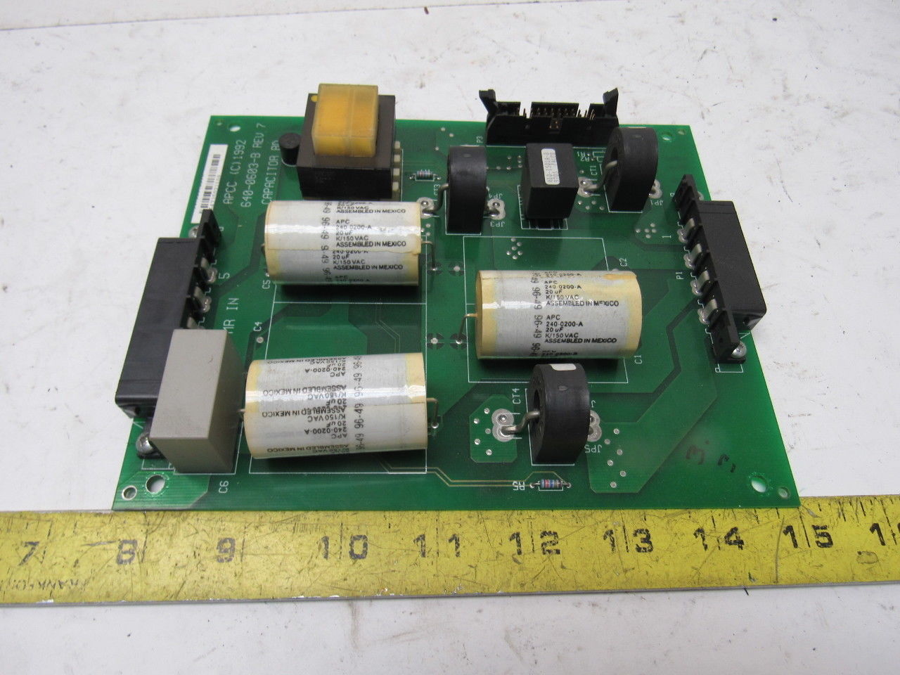 640-0604 Rev 4 Line Filter Circuit Board Card