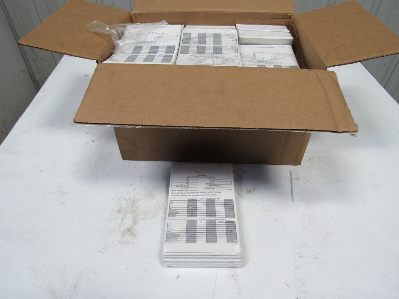 InfoProducts Pre-Shift MHE Lift Truck Inspection Report Tablets Lot Of 120