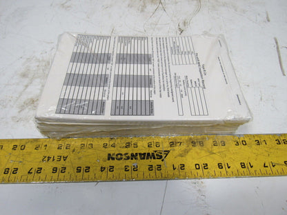 InfoProducts Pre-Shift MHE Lift Truck Inspection Report Tablets Lot Of 120