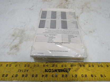 InfoProducts Pre-Shift MHE Lift Truck Inspection Report Tablets Lot Of 120