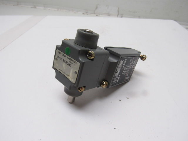 Cutler Hammer E50BH1RFY1 Side Plunger Pin Limit Switch Component No Receptacle