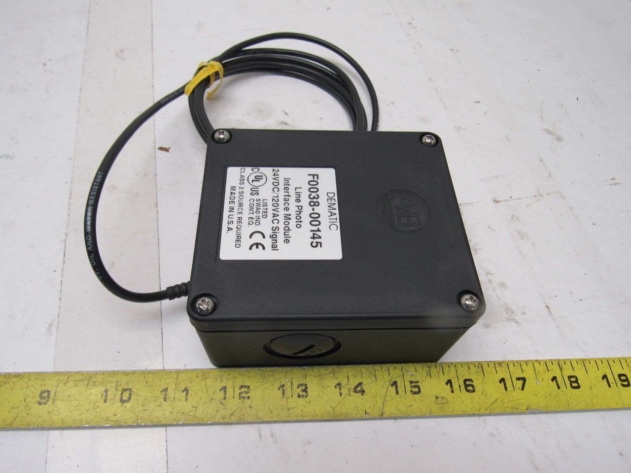 Allen Bradley F0038-00145 24VDC 120VAC Line Photo Interface Module