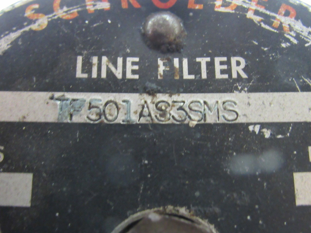 Schroeder TF501AS3SMS Hydraulic Line Filter Canister 5000PSI WP