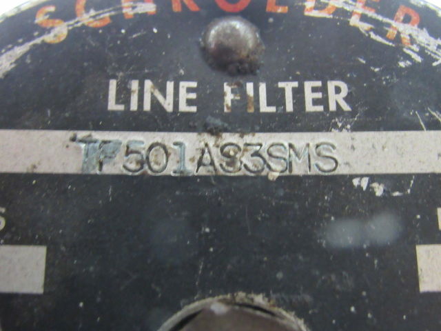 Schroeder TF501AS3SMS Hydraulic Line Filter Canister 5000PSI WP