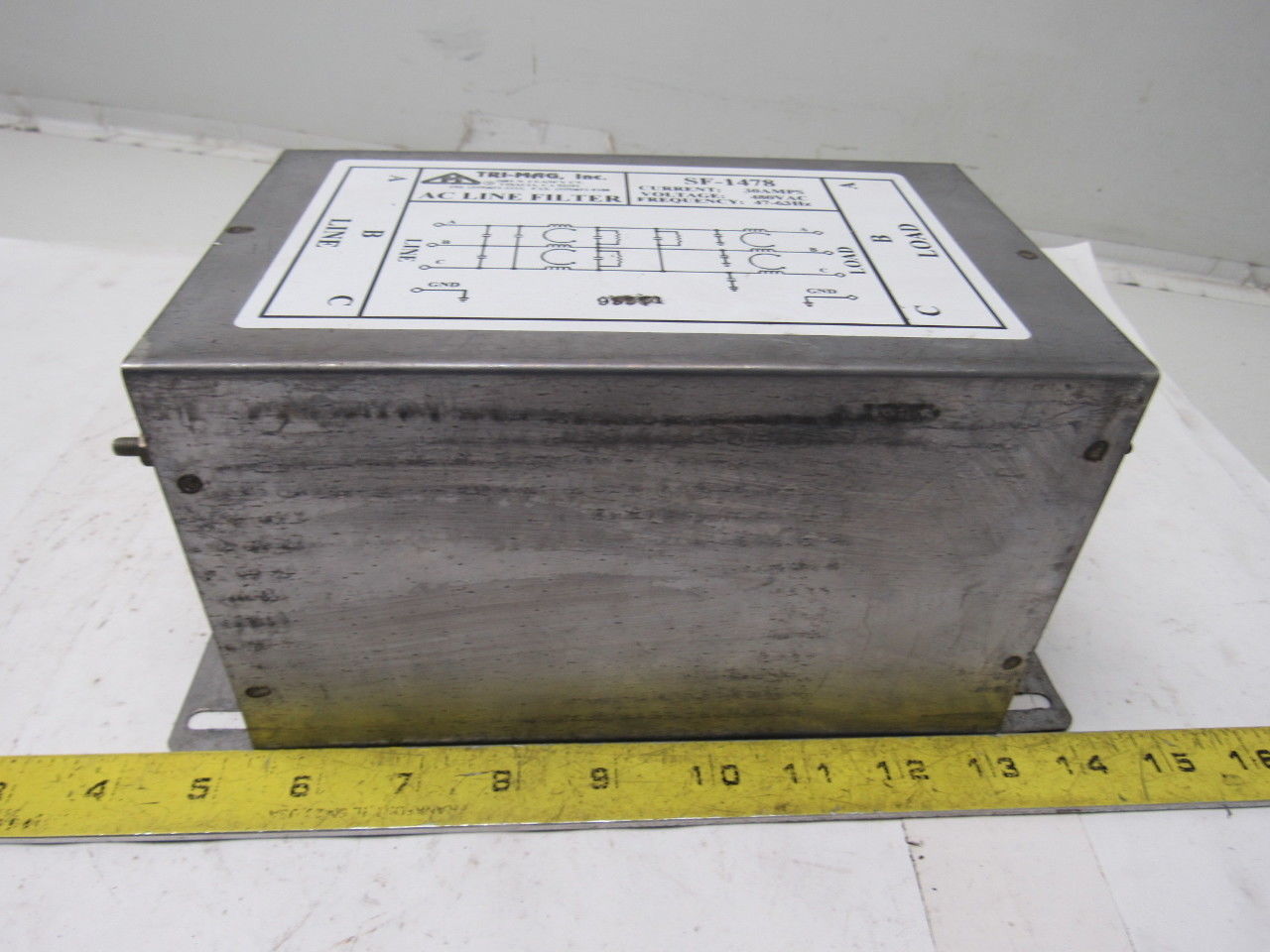 Tri-Mag SF-1478 AC Line Filter 480V 3Ph 30A