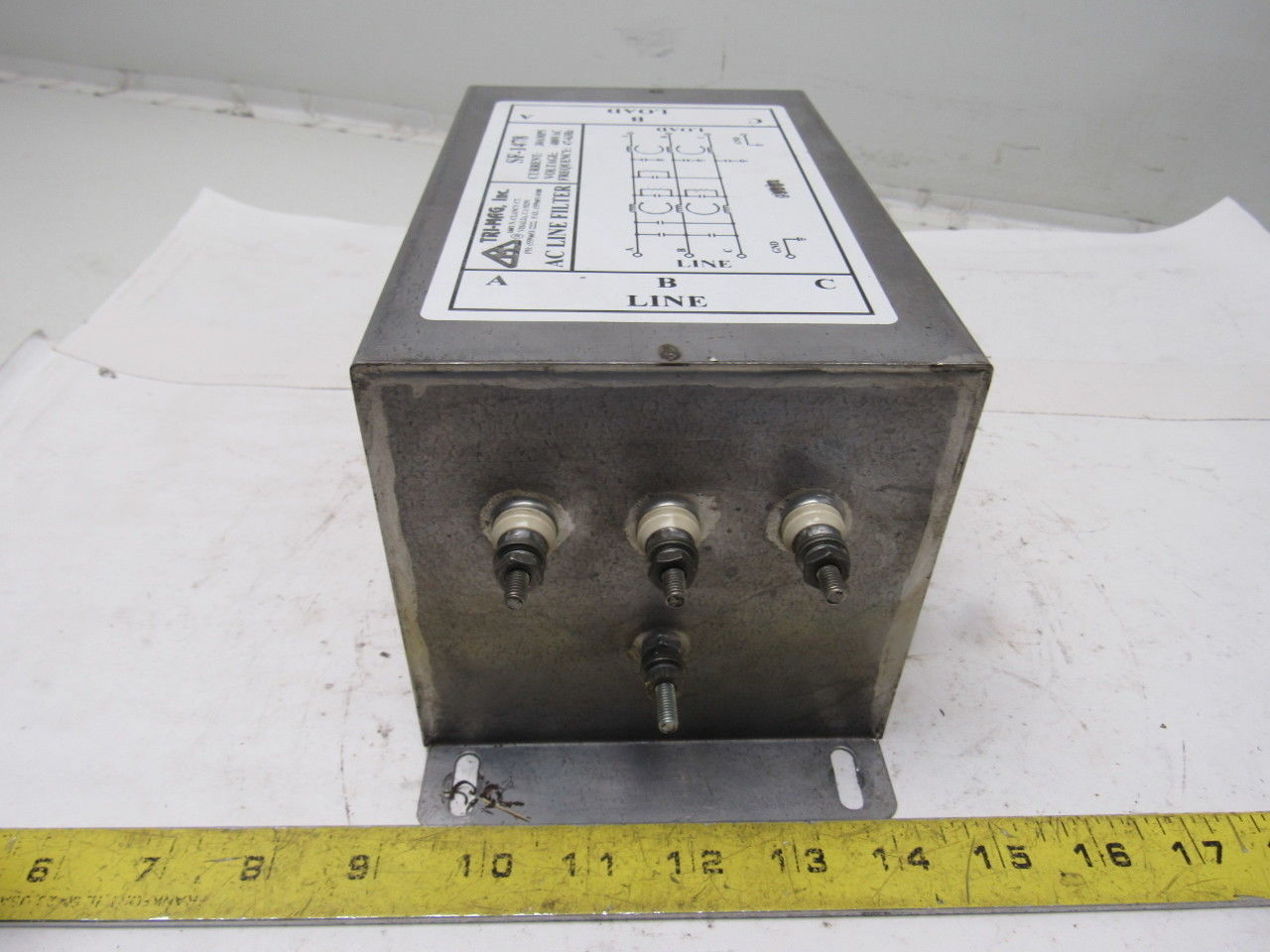 Tri-Mag SF-1478 AC Line Filter 480V 3Ph 30A