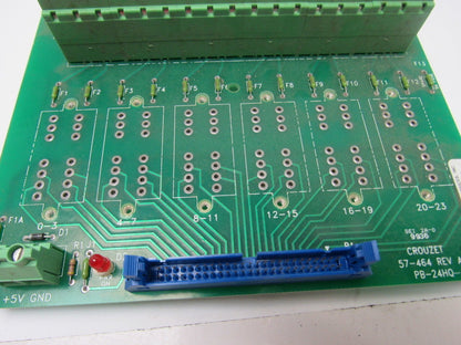 Crouzet 57-464 REV A PB-24HQ-269 Input Output Module Device Board
