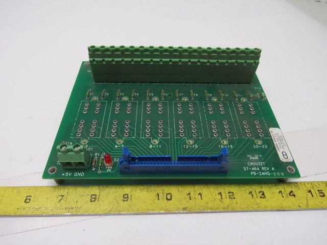 Crouzet 57-464 REV A PB-24HQ-269 Input Output Module Device Board