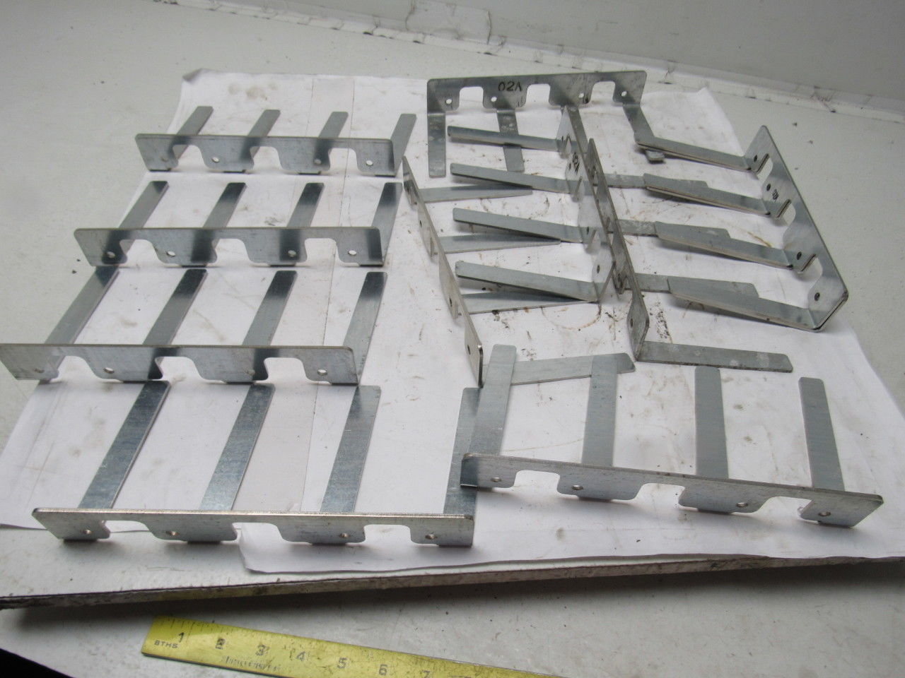 Roach 02A Live Roller Conveyor Finger Guard Strip Lot Of 10