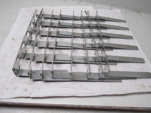 Roach 9265 Live Roller Conveyor Finger Guard Strip Lot Of 9